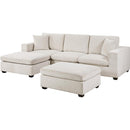  Homelegance 8310NBE*5AC2C1A2OT 5-Piece Modular Sectional with Two Ottomans IMAGE 1