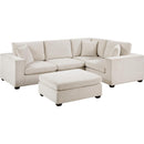  Homelegance 8310NBE*5AC2C1ACROT 5-Piece Modular Sectional with Ottoman IMAGE 1