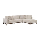  Homelegance 8312NTP*22LRC 2-Piece Sectional with Right Chaise IMAGE 1