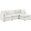  Homelegance 8338BE*42CRACOT 4-Piece Modular Sectional with Ottoman IMAGE 1