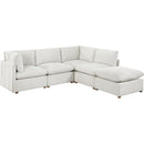  Homelegance 8338BE*52AC2CROT 5-Piece Modular Sectional with Ottoman IMAGE 1