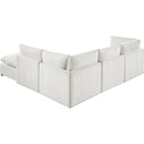  Homelegance 8338BE*52AC2CROT 5-Piece Modular Sectional with Ottoman IMAGE 2