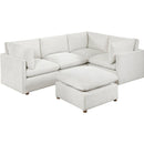  Homelegance 8338BE*53CRACOT 5-Piece Modular Sectional with Ottoman IMAGE 1
