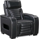  Homelegance Cyber 8344BLK-1PWHM Power Reclining Chair with Power Headrest IMAGE 1