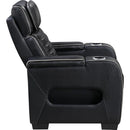  Homelegance Cyber 8344BLK-1PWHM Power Reclining Chair with Power Headrest IMAGE 3