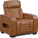  Homelegance Cyber 8344BRW-1PWHM Power Reclining Chair with Power Headrest IMAGE 1