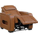  Homelegance Cyber 8344BRW-1PWHM Power Reclining Chair with Power Headrest IMAGE 8