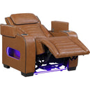  Homelegance Cyber 8344BRW-1PWHM Power Reclining Chair with Power Headrest IMAGE 9