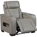  Homelegance Cyber 8344GRY-1PWHM Power Reclining Chair with Power Headrest IMAGE 2