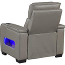  Homelegance Cyber 8344GRY-1PWHM Power Reclining Chair with Power Headrest IMAGE 8