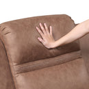  Homelegance Hearth 8347BRW-2 Double Reclining Love Seat with Center Console IMAGE 9
