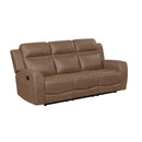  Homelegance Hearth 8347BRW-3 Double Reclining Sofa IMAGE 7