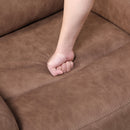  Homelegance Hearth 8347BRW-3 Double Reclining Sofa IMAGE 8