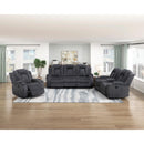  Homelegance Phyllis 8348DGY-1 Reclining Chair with Cup Holders IMAGE 11