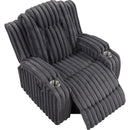  Homelegance Phyllis 8348DGY-1 Reclining Chair with Cup Holders IMAGE 7