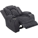  Homelegance Phyllis 8348DGY-1 Reclining Chair with Cup Holders IMAGE 8