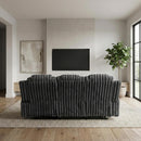  Homelegance Phyllis 8348DGY-3 Double Reclining Sofa with Cup Holders IMAGE 5