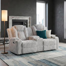  Homelegance Phyllis 8348GRY-2 Double Reclining Love Seat with Center Console and Cup Holders IMAGE 13