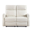  Homelegance Heisley 8349BEG-2 Double Reclining Love Seat IMAGE 1