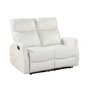  Homelegance Heisley 8349BEG-2 Double Reclining Love Seat IMAGE 2