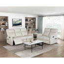  Homelegance Heisley 8349BEG-3 Double Reclining Sofa IMAGE 7