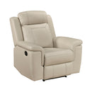  Homelegance 8379BEG-1 Reclining Chair IMAGE 1