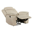  Homelegance 8379BEG-1 Reclining Chair IMAGE 3