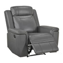  Homelegance 8379DGY-1 Reclining Chair IMAGE 2