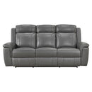  Homelegance 8379DGY-3 Double Reclining Sofa IMAGE 3