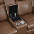  Homelegance 8379TBR-2 Double Reclining Love Seat with Center Console and Receptacles IMAGE 10