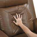  Homelegance 8379TBR-2 Double Reclining Love Seat with Center Console and Receptacles IMAGE 6