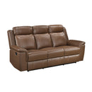  Homelegance 8379TBR-3 Double Reclining Sofa IMAGE 1