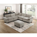  Homelegance Dublin 8450PWT-AC Armless Chair IMAGE 4