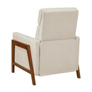  Homelegance Verve 8489BEG-1PB Push Back Reclining Chair IMAGE 3