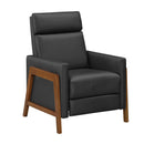  Homelegance Verve 8489BLK-1PB Push Back Reclining Chair IMAGE 1
