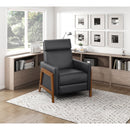  Homelegance Verve 8489BLK-1PB Push Back Reclining Chair IMAGE 6