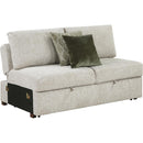  Homelegance Isla 8548-2ACL Armless Convertible 2-Seater with Pull-out Bed and Click Motion Back IMAGE 1