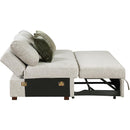  Homelegance Isla 8548-2ACL Armless Convertible 2-Seater with Pull-out Bed and Click Motion Back IMAGE 5