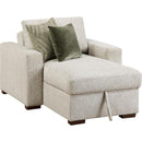  Homelegance Isla 8548*2VCA Convertible Chaise Lounge with Arms and Hidden Storage, Click Motion Back IMAGE 1