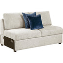  Homelegance Isla 8548BE-2A Armless 2-Seater IMAGE 1
