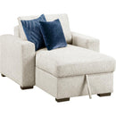  Homelegance Isla 8548BE*2VCA Convertible Chaise Lounge with Arms and Hidden Storage, Click Motion Back IMAGE 1