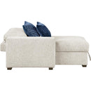  Homelegance Isla 8548BE*2VCA Convertible Chaise Lounge with Arms and Hidden Storage, Click Motion Back IMAGE 4