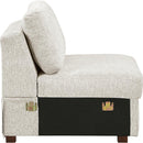  Homelegance Isla 8548BE-AC Armless Chair IMAGE 3