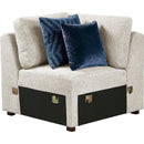  Homelegance Isla 8548BE-CR Corner Seat IMAGE 1