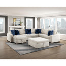  Homelegance Isla 8548BE-OT Storage Ottoman with Casters IMAGE 15