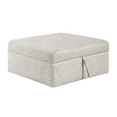  Homelegance Isla 8548BE-OT Storage Ottoman with Casters IMAGE 1
