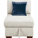  Homelegance Isla 8548BE-VCCL Armless Convertible Storage Chaise with Click Motion Drop Down Bed IMAGE 2
