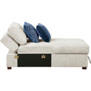  Homelegance Isla 8548BE-VCCL Armless Convertible Storage Chaise with Click Motion Drop Down Bed IMAGE 3