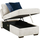  Homelegance Isla 8548BE-VCCL Armless Convertible Storage Chaise with Click Motion Drop Down Bed IMAGE 5