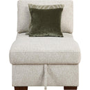  Homelegance Isla 8548-VCCL Armless Convertible Storage Chaise with Click Motion Drop Down Bed IMAGE 2